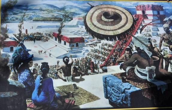 Representação realista de uma cerimônia maya em Copán, em Honduras